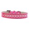 Mirage Pet Products Sprinkles Ice Cream Dog Collar Pearl and Yellow Crystals Size 16 - Pink